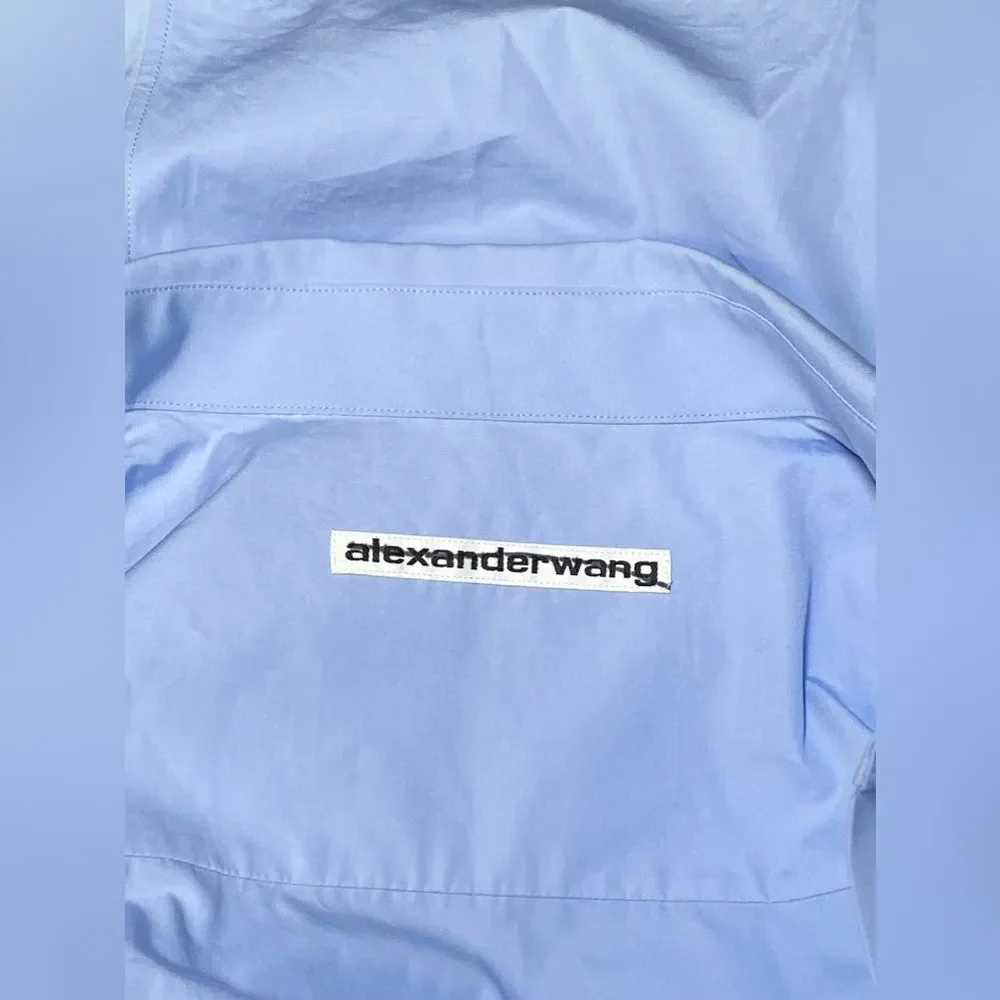 Alexander Wang Oversized Belted Cotton Shirt size M